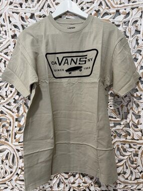 Vans T-Shirt in London Fog with Black Logo